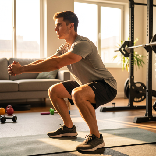 man jumping rope home gym