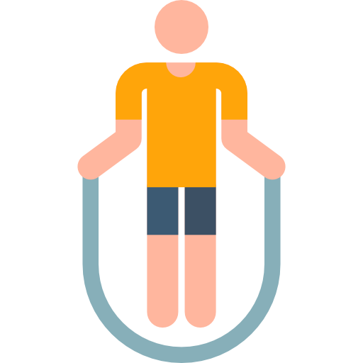 man with thick greenish jump rope jumping-rope