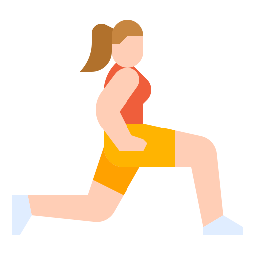 woman doing lunges