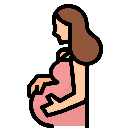 a pregnant woman