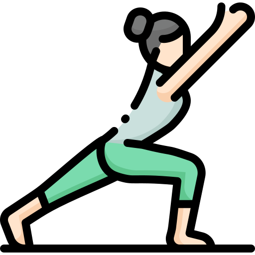 woman doing yoga
